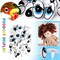 60 Set Plastic Safety Eyes Black and Blue Craft Eyes 13 x 19 mm 17 x 25 mm